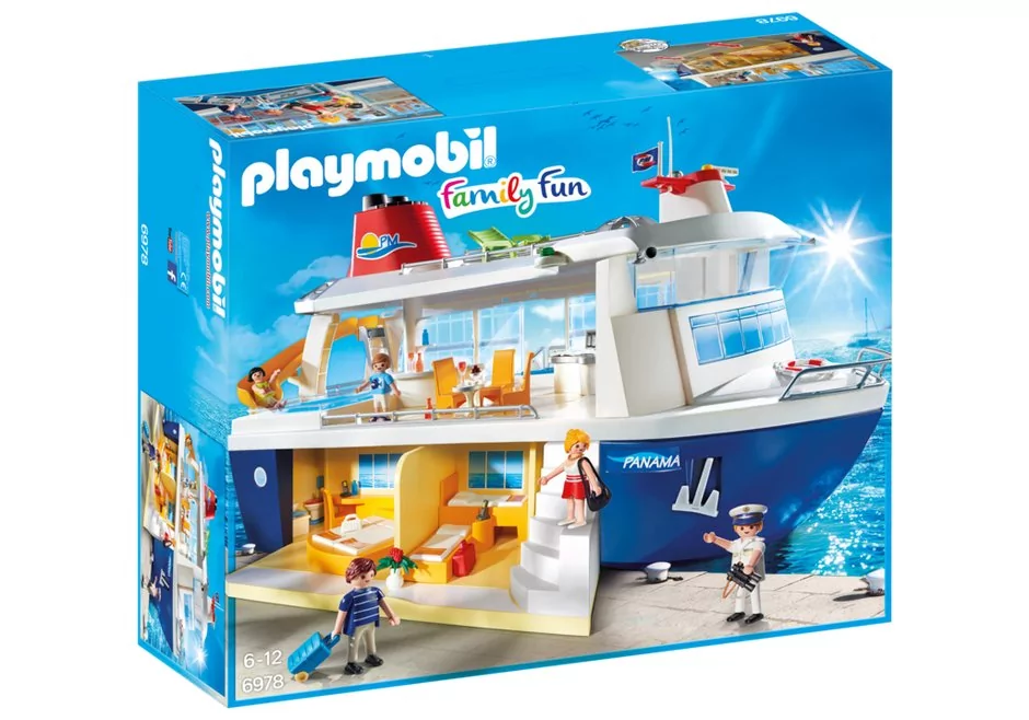 Playmobil PLAYMOBIL - FAMILY FUN - DUŻY STATEK WYCIECZKOWY - 6978