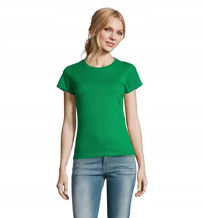 T-shirt Koszulka Damska WYSOKA JAKOŚĆ Sol's IMPERIAL 11502 Kelly Green XXL - Koszulki i topy damskie - miniaturka - grafika 1