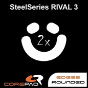 Podkładki pod mysz - 2 x CorePad Ślizgacze SteelSeries Rival 3 - miniaturka - grafika 1