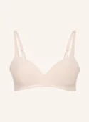 Biustonosze - Calvin Klein Biustonosz Push-Up Seductive Comfort beige - miniaturka - grafika 1