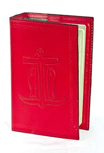 Adriatica skórzane etui z roślinnej skóry do Biblii Jerusalem EDB. czarne - Etui na dokumenty i karty - miniaturka - grafika 1