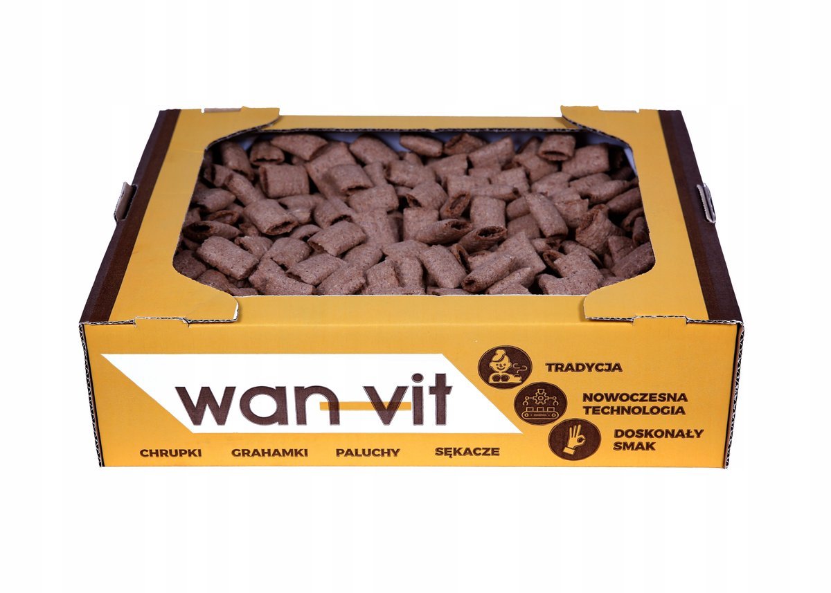 Wan-Vit Grahamki fit z nadzieniem toffi Chrupki 2 kg 2000 g