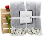 Koce - Koc Bawełniany 150X200 - Jasnoszary - miniaturka - grafika 1