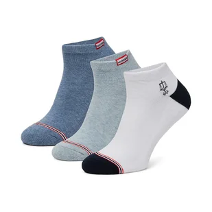 HUNTER AS_HUNTER_01S_SS25 (3-PACK) Niebieski - Skarpetki damskie - miniaturka - grafika 1