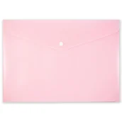 Koperty - Koperta na zatrzask A4 PP-113 pastelowa pomarańcz - miniaturka - grafika 1