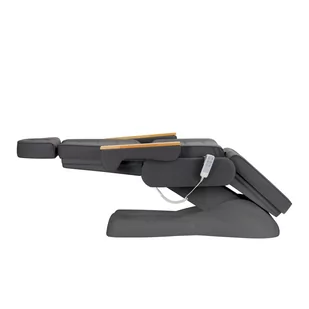 Fotel kosmetyczny elektryczny SILLON Lux 3 silniki szary, szara podstawa - Fotele kosmetyczne - miniaturka - grafika 4