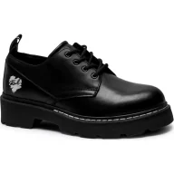 Półbuty damskie - Karl Lagerfeld Skórzane derby KAMDEN Heart Of Karl - miniaturka - grafika 1