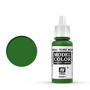 Vallejo Medium Olive MC081 70850 - Akcesoria i części modelarskie - miniaturka - grafika 1