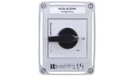Inne akcesoria elektryczne - Spamel Spółdzielnia Inwalidów Łącznik krzywkowy 0-1 63A 4P w obudowie ŁK63-2.8210\OB2 - miniaturka - grafika 1
