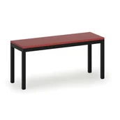 Wyposażenie sportowe i gimnastyczne - Ławka szatniowa, siedzisko - laminat, długość 900 mm, czerwony - miniaturka - grafika 1