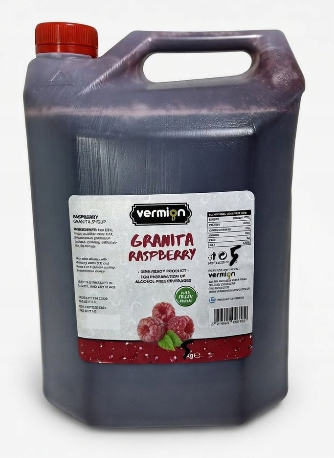 Granita Malina syrop - Vermion Deluxe Food Slush Raspberry 5kg