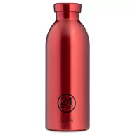 Butelki termiczne - 24Bottles Butelka termiczna Clima Glam 500 ml czerwona 226 - miniaturka - grafika 1