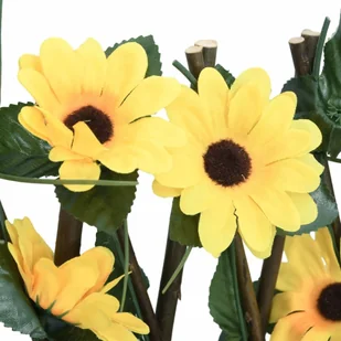 Kratka ze sztucznym bluszczem, rozsuwana, żółta, 180x30 cm - Ogrodzenia - miniaturka - grafika 6