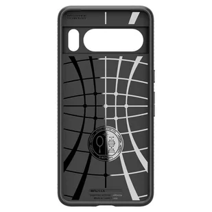 Etui GOOGLE PIXEL 8 PRO Spigen Liquid Air Matte czarne - Etui i futerały do telefonów - miniaturka - grafika 4