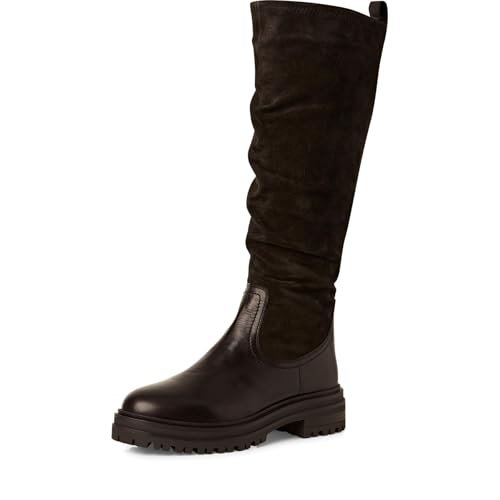 Marco Tozzi Damskie 2-26690-45 modne kozaki, Black Comb, 42 EU, czarny Comb, 42 EU