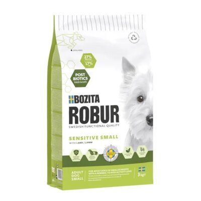 Karma dla psa BOZITA Robur Sensitive & Small Jagnięcina 3 kg