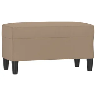 Lumarko Ławka, cappuccino, 70x35x41 cm, tapicerowana sztuczną skórą - Ławki do przedpokoju - miniaturka - grafika 3