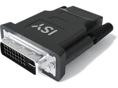 Złącza, przejściówki, adaptery - Adapter DVI do HDMI ISY IDV-5002 Czarny - miniaturka - grafika 1
