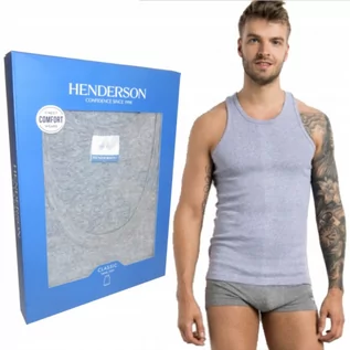 Koszulki męskie - Henderson podkoszulek męski 1480 Classic melanż XL - grafika 1