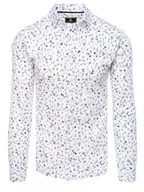 Koszule męskie - Koszula męska biała Dstreet DX2435-M - miniaturka - grafika 1