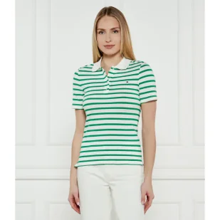 Tommy Hilfiger Polo 1985 Slim Fit pique - Koszulki i topy damskie - miniaturka - grafika 1