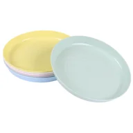 Miseczki i talerzyki dla dzieci - KALAS Kolorowy komplet talerzy 6 szt IKEA - miniaturka - grafika 1