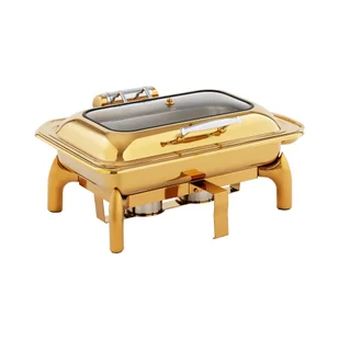 Royal Catering Podgrzewacz do potraw GN 1/1 9 l 2 zbiorniki na paliwo okienko - Podgrzewacze do potraw - Inne urządzenia gastronomiczne - miniaturka - grafika 1