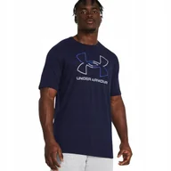 Koszulki męskie - Koszulka męska Under Armour GL Foundation Uodate SS granatowa 1382915 410 L - miniaturka - grafika 1