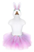 Dodatki do strojów karnawałowych - ZESTAW KRÓLIK ZAJĄCZEK TUTU+OPASKA - miniaturka - grafika 1