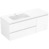 Szafki łazienkowe - Mexen Orio szafka łazienkowa 120 cm z umywalką Otis lewą, 2S, 1D, biała mat - 91A13-12047-3-BBFFF01-W18L01 - miniaturka - grafika 1