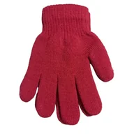 Szaliki i chustki dla dzieci - Rękawiczki Dziewczęce Magic Pięciopalczaste Z Puszkiem Brzoskwiniowe 14Cm Yo! Club - miniaturka - grafika 1
