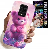 Przyprawy i zioła sypkie - ETUI DO XIAOMI NOTE 9 PRO / 9S - SŁODKI MIŚ NA RÓŻOWYM TLE, CASE + SZKŁO - miniaturka - grafika 1