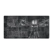 Podkładki na biurko - Podkładka trwała Człowiek witruwiański  120x60 cm - miniaturka - grafika 1