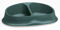 Miski dla psów - Stefanplast STEFANPLAST Miska dla psa lub kota Chic plastikowa podwójna zielona 2x250 ml - miniaturka - grafika 1