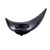 Świeczniki - Świecznik Trójkąt J1432 21 cm czarno-srebrny - miniaturka - grafika 1