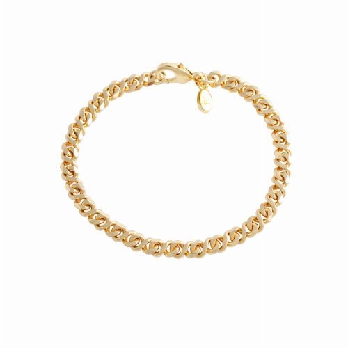 COLIBRA Pozłacana Bransoletka Mona Lisa męska 21 cm (B22/MEN/58/1AU)