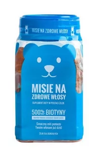 NOBLE HEALTH Noble health Misie na zdrowe włosy 300 g - Nutrikosmetyki - miniaturka - grafika 1