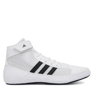 Kimona, stroje i obuwie - Buty bokserskie adidas HVC JP6120 Biały - miniaturka - grafika 1