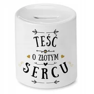 Skarbonki - Skarbonka Dla Teścia na Urodziny Prezent z Nadrukiem ze Zdjęciem - miniaturka - grafika 1