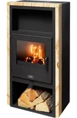 Piece wolnostojące - ABX Piec wolnostojący Narvik I wykończenie piaskowiec - miniaturka - grafika 1