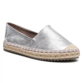 Espadryle damskie - Big Star Espadryle HH274504 Silver - grafika 1