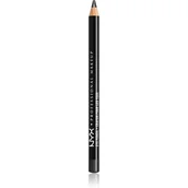 Kredki do oczu - NYX PROFESSIONAL MAKEUP Slim Eye Pencil Kredka do oczu Black Shimmer - miniaturka - grafika 1