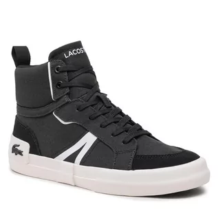 Półbuty męskie - Sneakersy Lacoste L004 Mid 0722 2 Cma 743CMA0056312 Blk/Wht - grafika 1