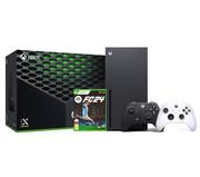 Konsole Xbox - Xbox Series X z napędem - 1TB - dodatkowy pad (biały) - EA SPORTS FC 24 - miniaturka - grafika 1