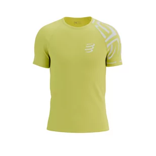 COMPRESSPORT Koszulka biegowa z krótkim rękawem TRAINING SS T-SHIRT green sheen - Bielizna sportowa męska - miniaturka - grafika 1