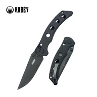 Noże - Nóż składany Kubey Hound Black G10, Blackwashed 14C28N by Maksim Tkachuk (KU172B) - miniaturka - grafika 1