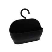 Pojemniki łazienkowe - Organizer prysznicowy CITY duży czarny - miniaturka - grafika 1