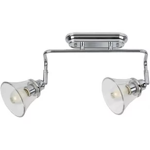 Rabalux Antoine 3208 kinkiet lampa ścienna 2x40W E14 transparentny/chrom - Lampy ścienne - miniaturka - grafika 2