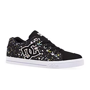 Buty dla dziewczynek - DC Shoes Chelsea, trampki dziewczęce, Czarny Splatter, 37 EU - grafika 1