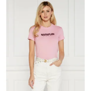 Napapijri T-shirt S-KREIS | Regular Fit - Koszulki i topy damskie - miniaturka - grafika 1